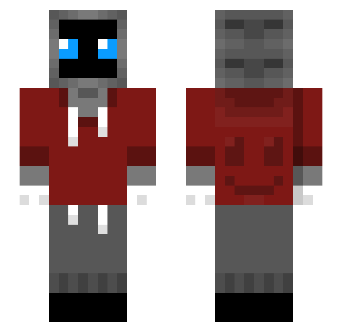 nofski5 Minecraft skin, front and back view