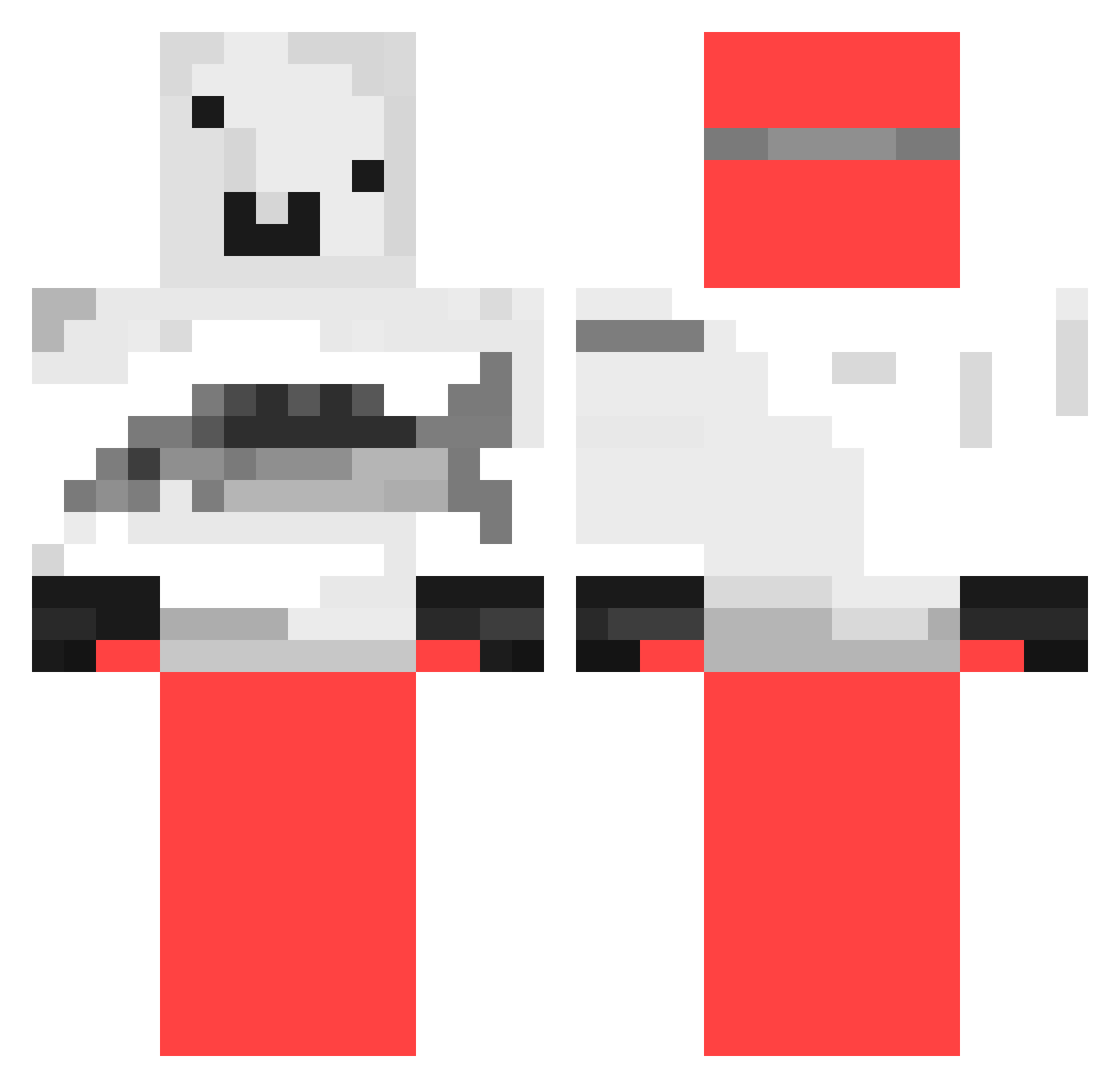 sheysey69 Minecraft skin, front and back view