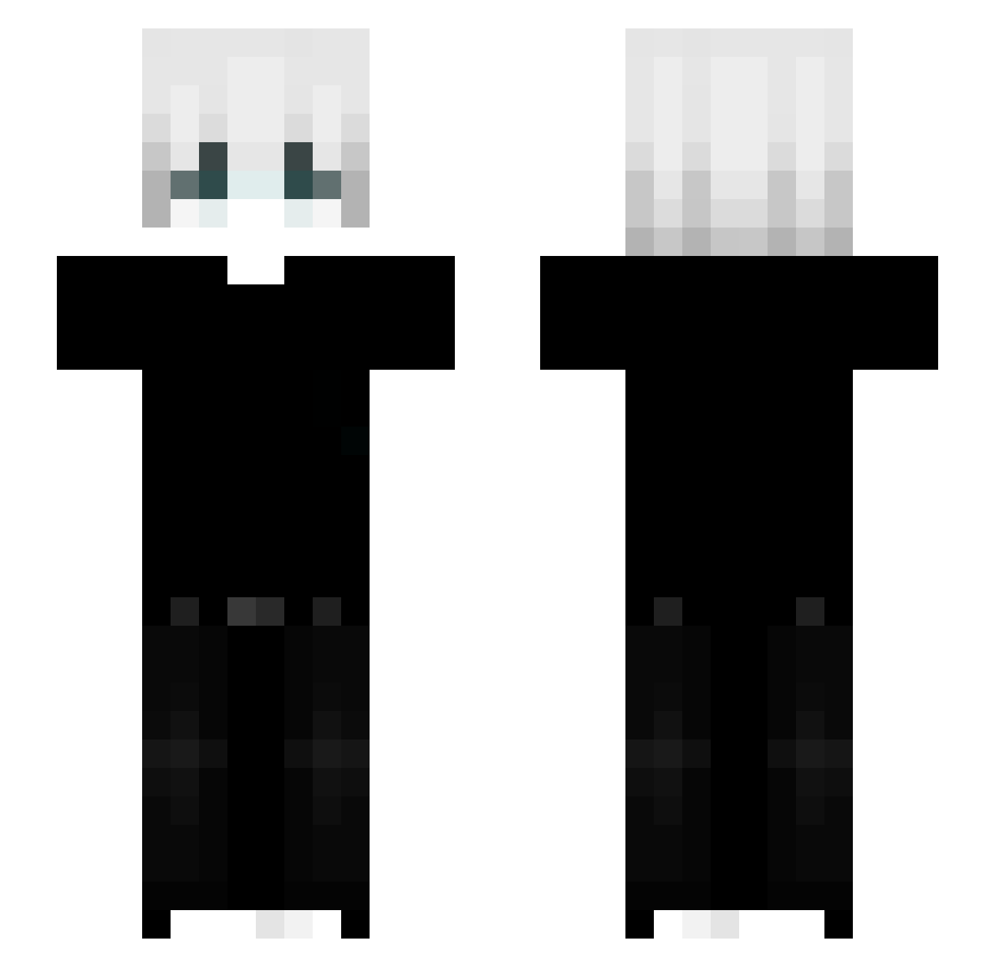 ToniczzXd Minecraft skin, front and back view