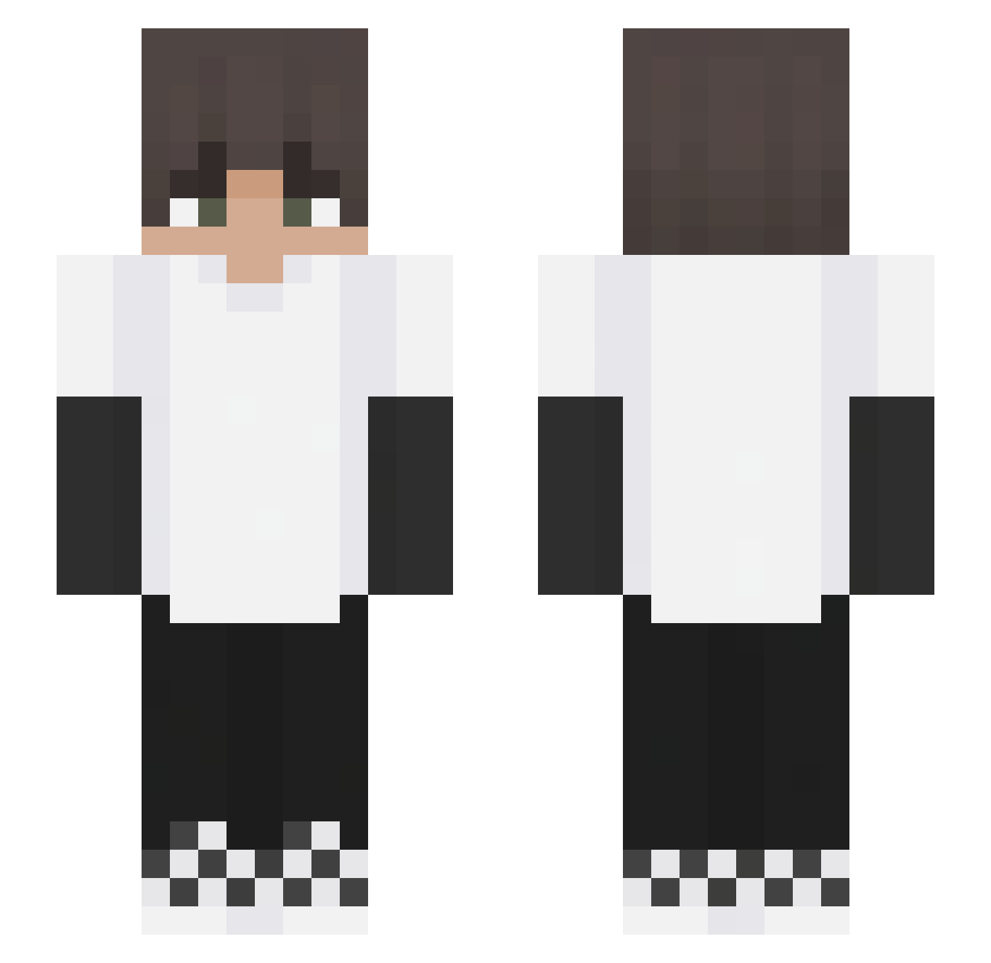 GerardCito Minecraft skin, front and back view