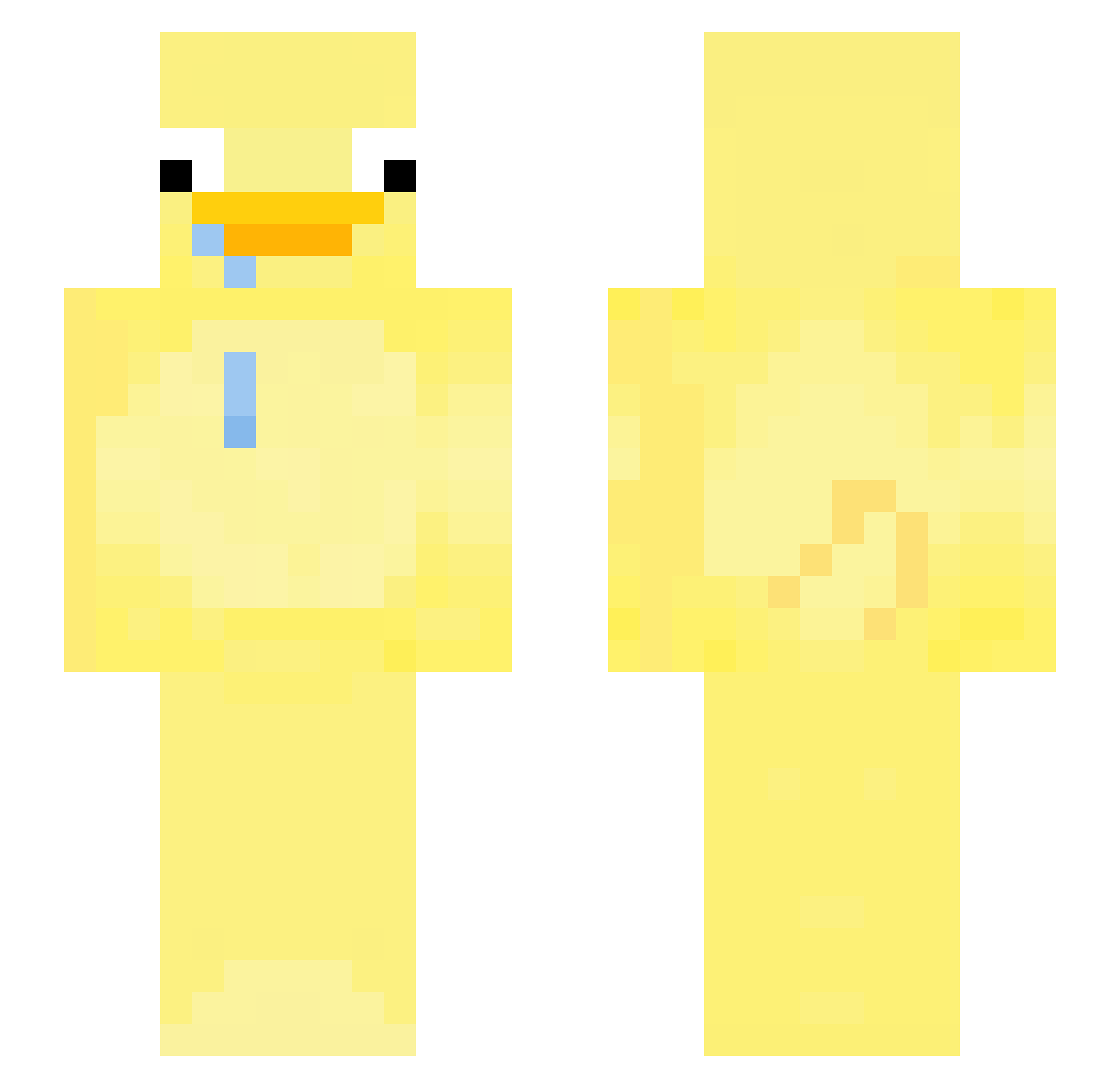 PoNon_ Minecraft skin, front and back view