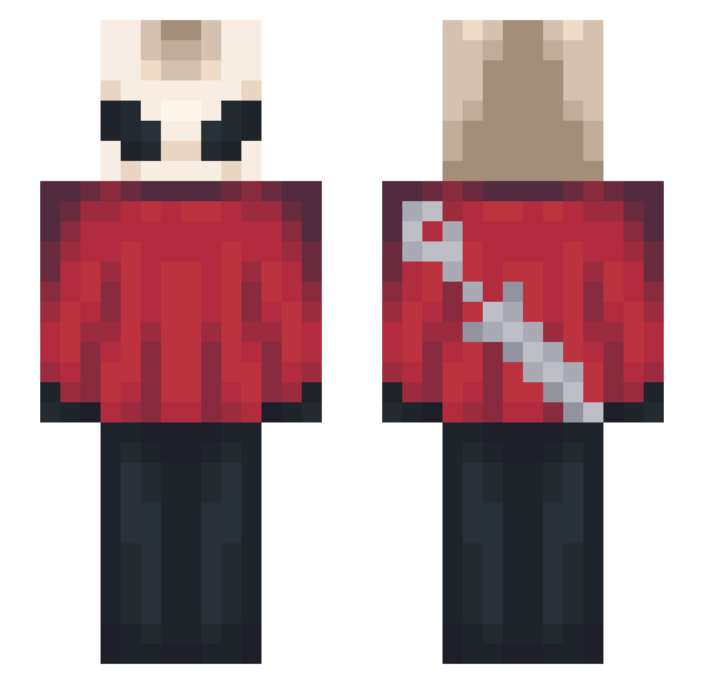 albaritopro2013 Minecraft skin, front and back view