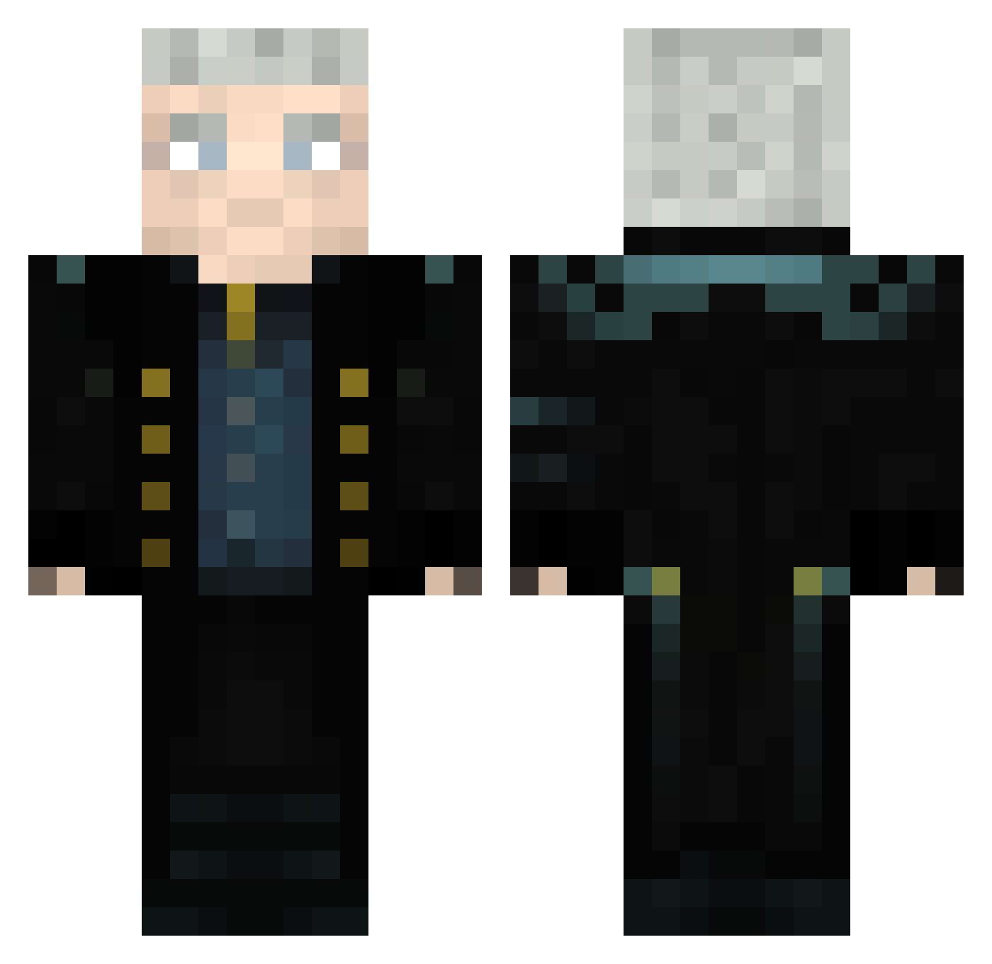 liveforlife591 Minecraft skin, front and back view