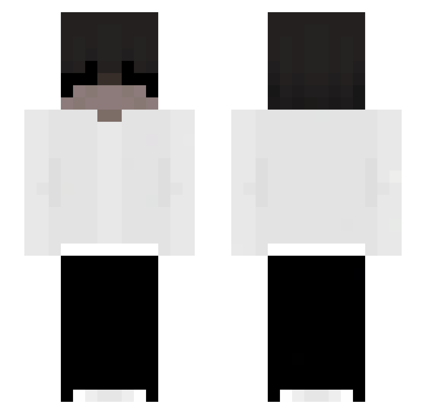 Songo1337 Minecraft skin, front and back view