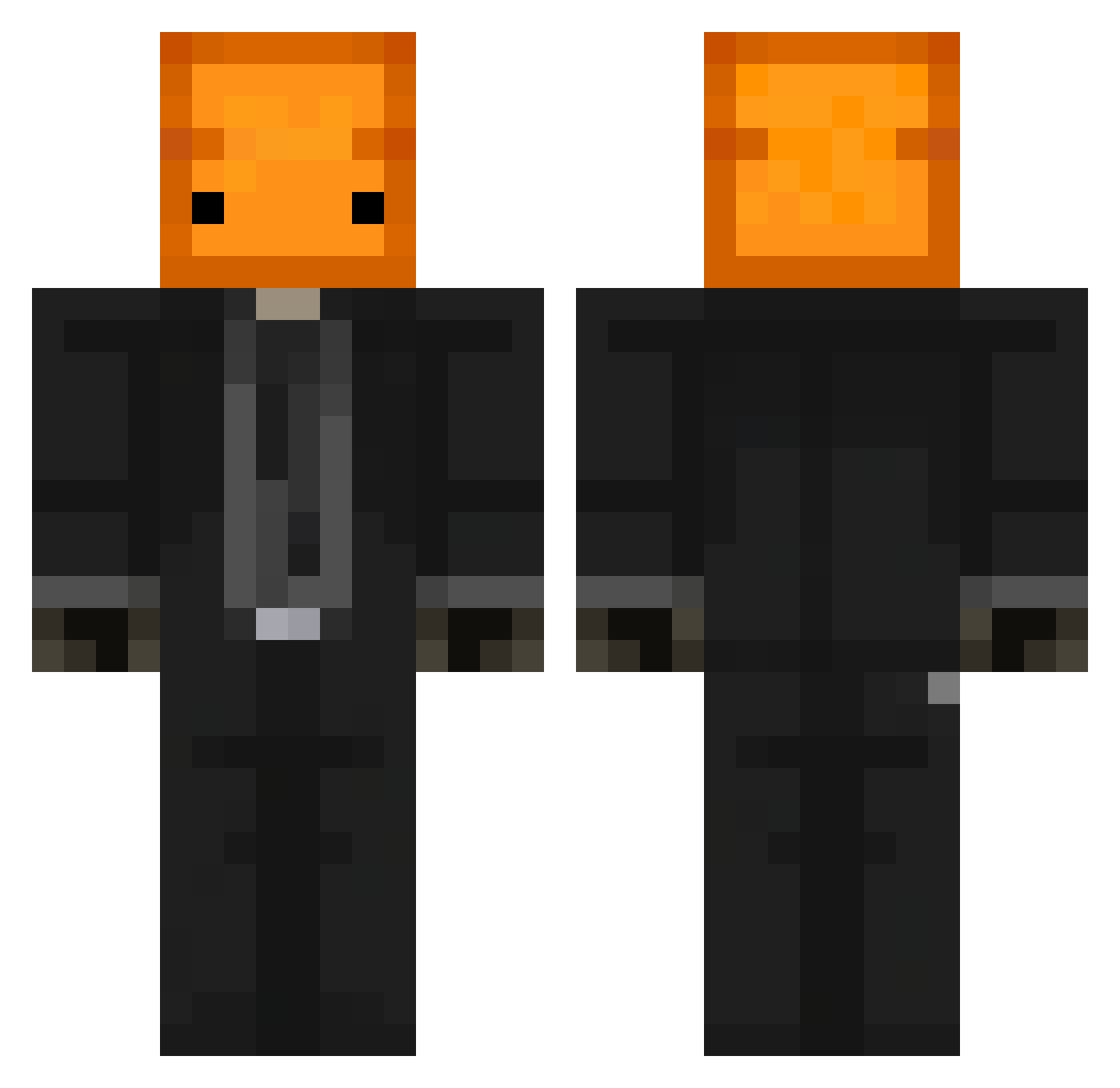 domuzs1ken56 Minecraft skin, front and back view