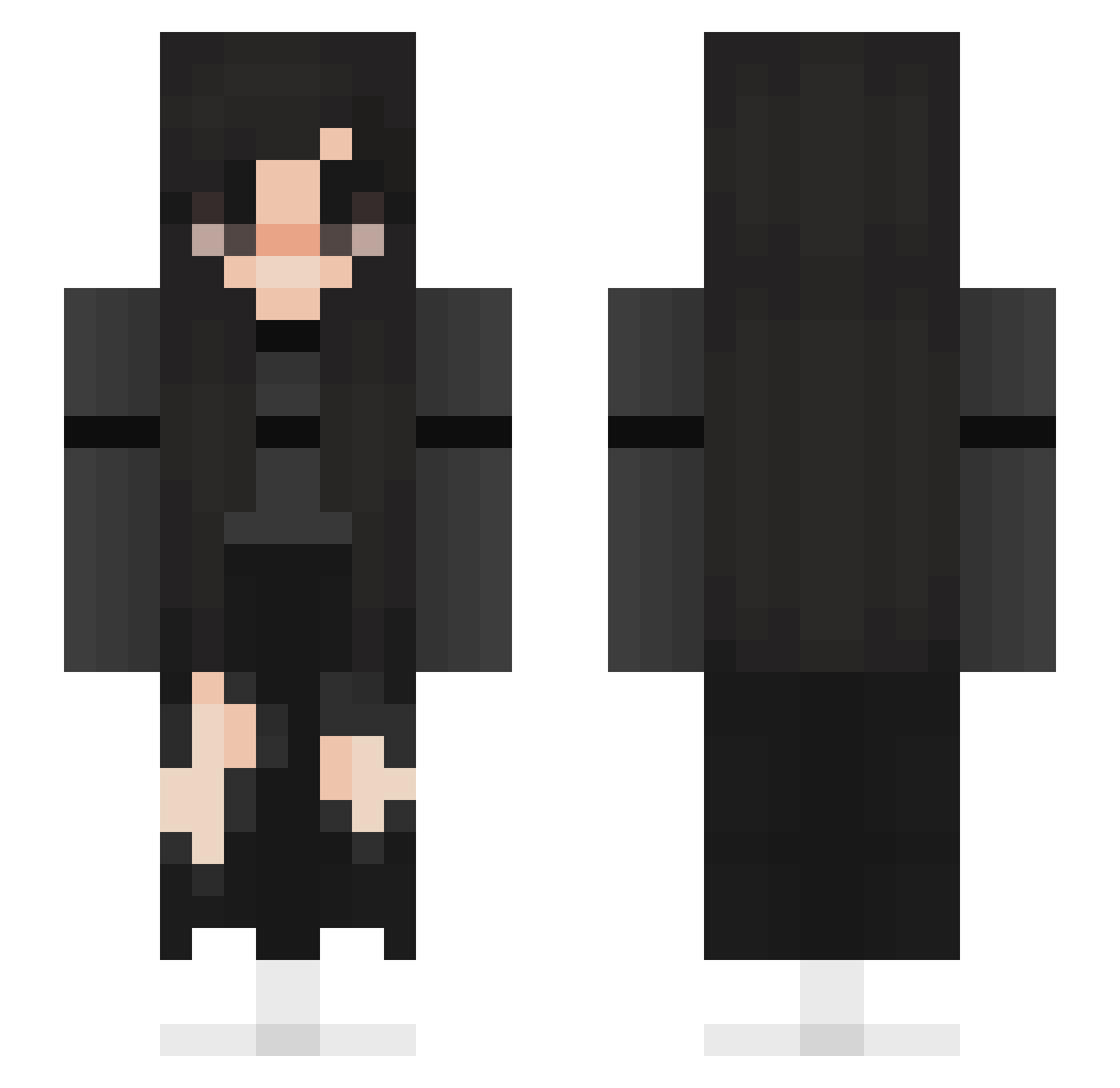 TheElCorgo Minecraft skin, front and back view