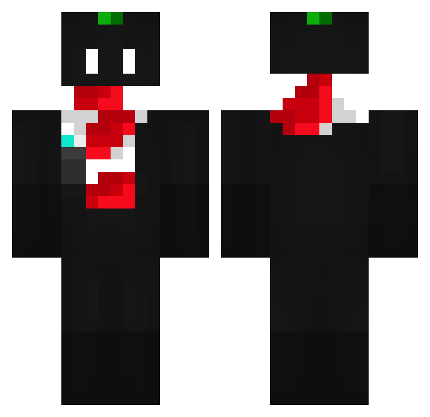 starman_56 Minecraft skin, front and back view