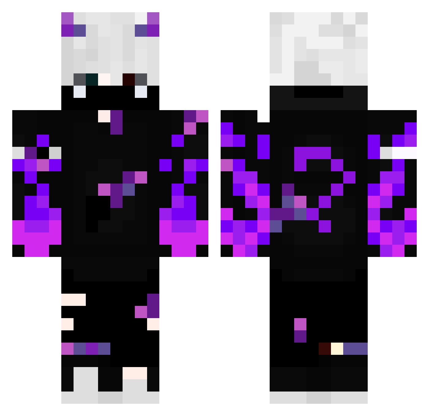 Schoolboy2002 Minecraft skin, front and back view