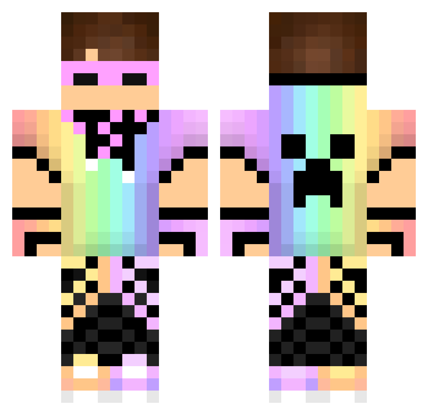 ser9ey Minecraft skin, front and back view