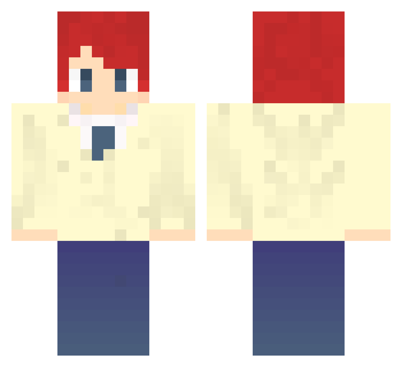 xSushiry_ Minecraft skin, front and back view