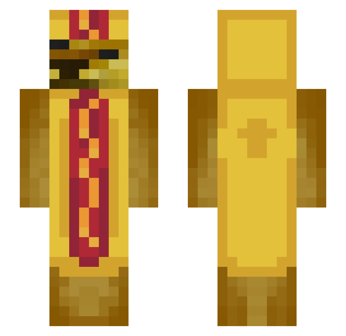 _alienmax Minecraft skin, front and back view