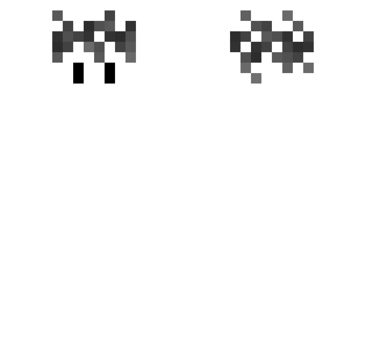 SyncGN Minecraft skin, front and back view