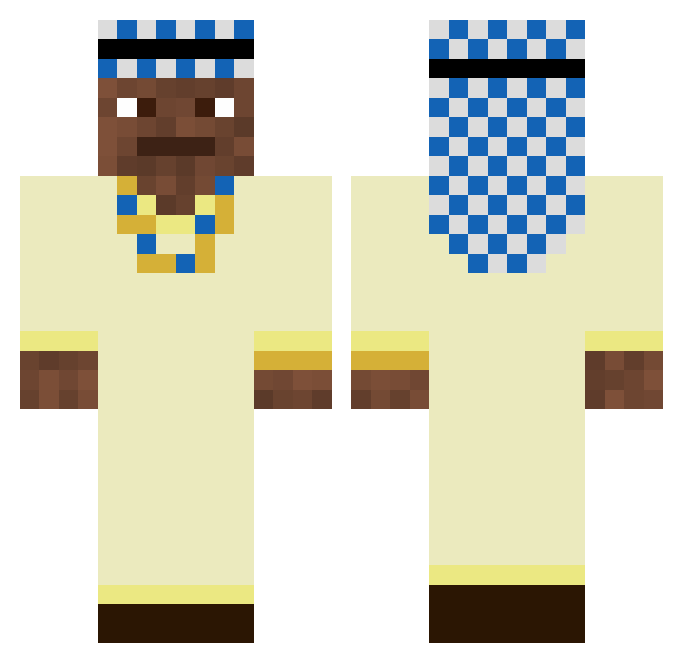 x_IlluminatiHD_x Minecraft skin, front and back view
