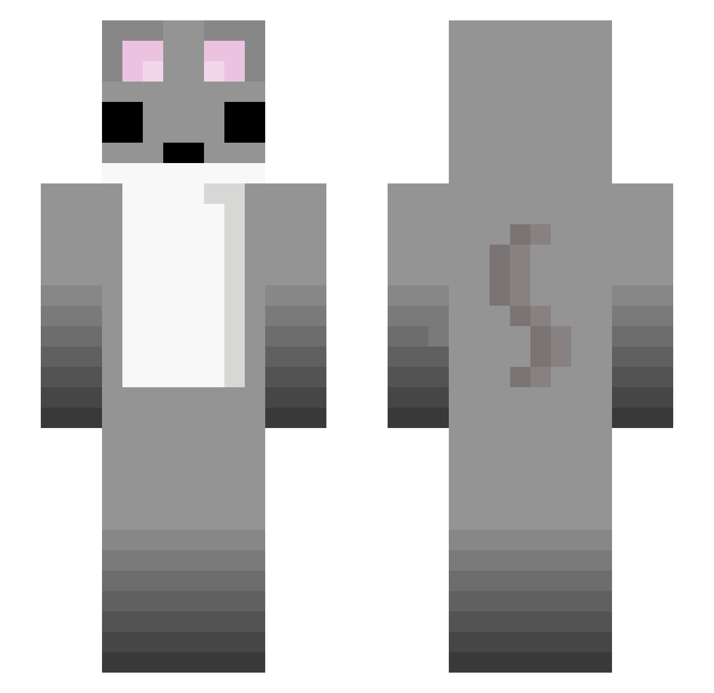 _GT14 Minecraft skin, front and back view