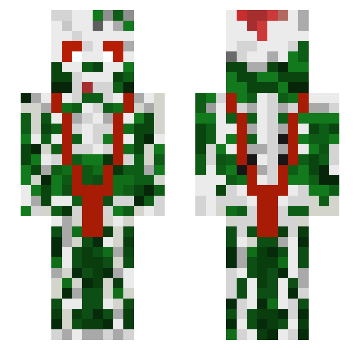 smochii91 Minecraft skin, front and back view