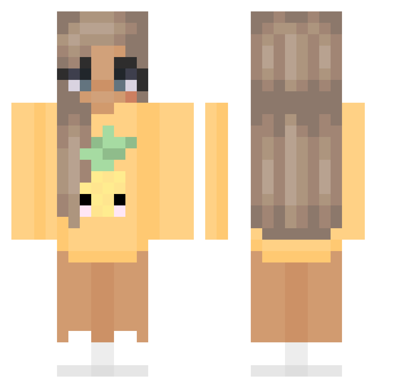 Stephanie_0708 Minecraft skin, front and back view