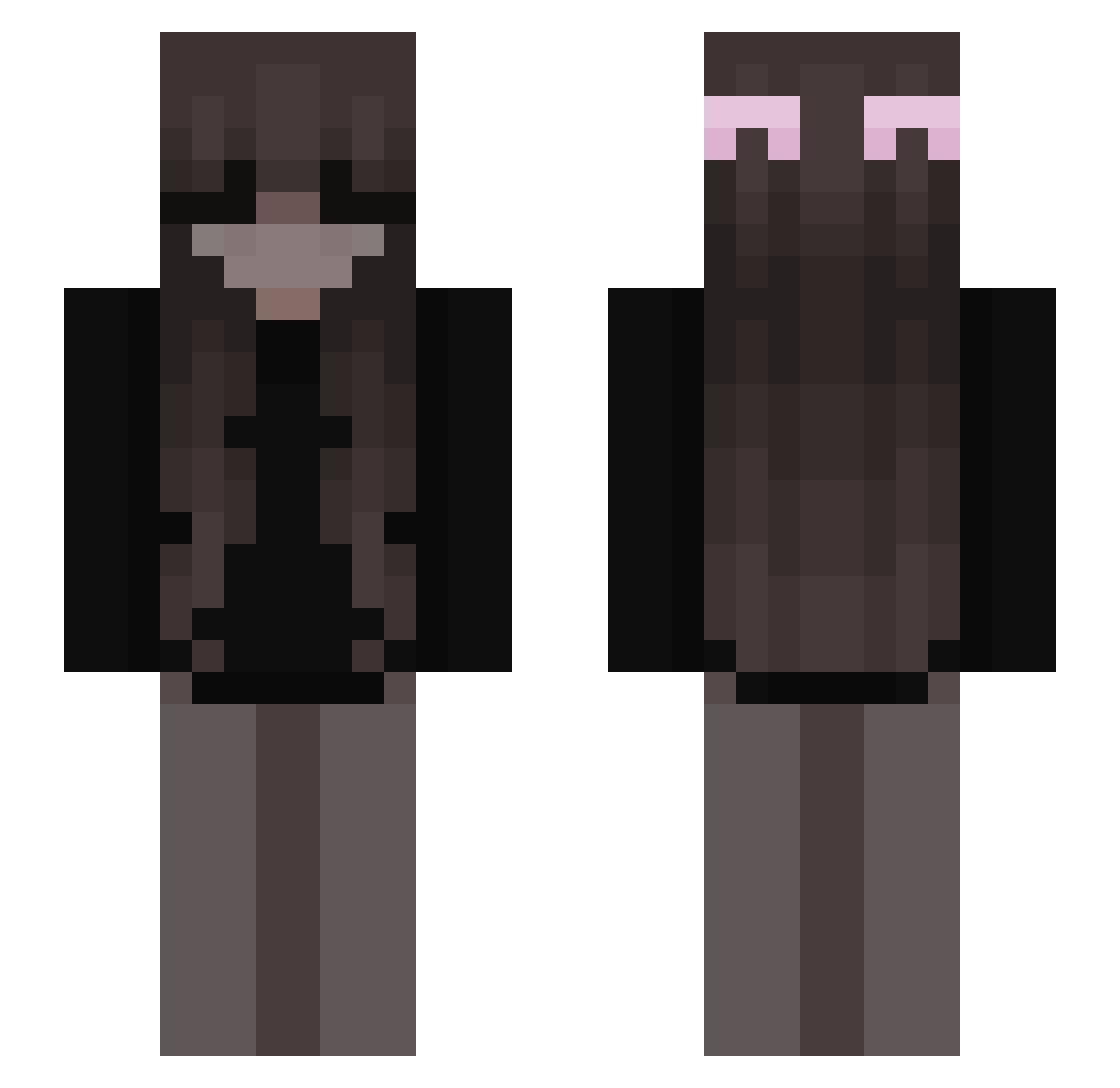 strynxxxxxxxxx Minecraft skin, front and back view