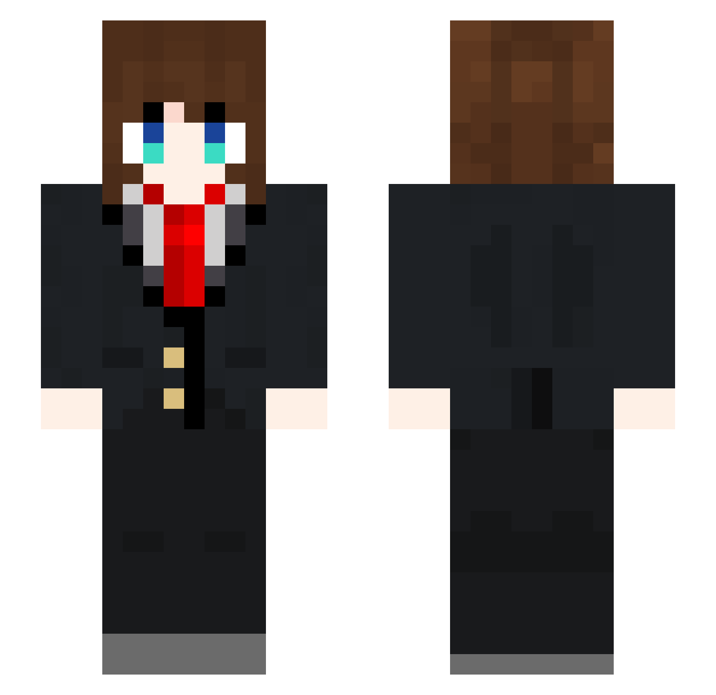 toad1437 Minecraft skin, front and back view