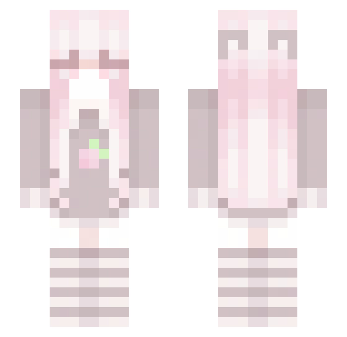 little_vamp210 Minecraft skin, front and back view