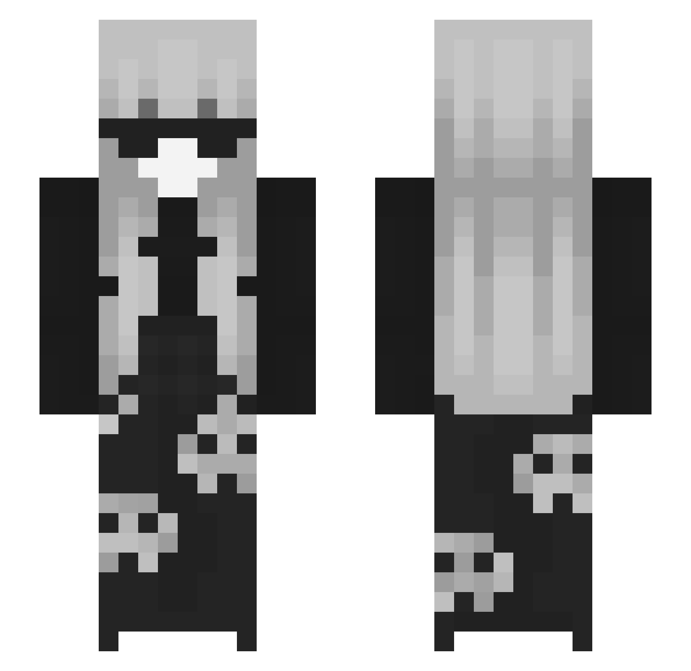 mo_on_ng Minecraft skin, front and back view