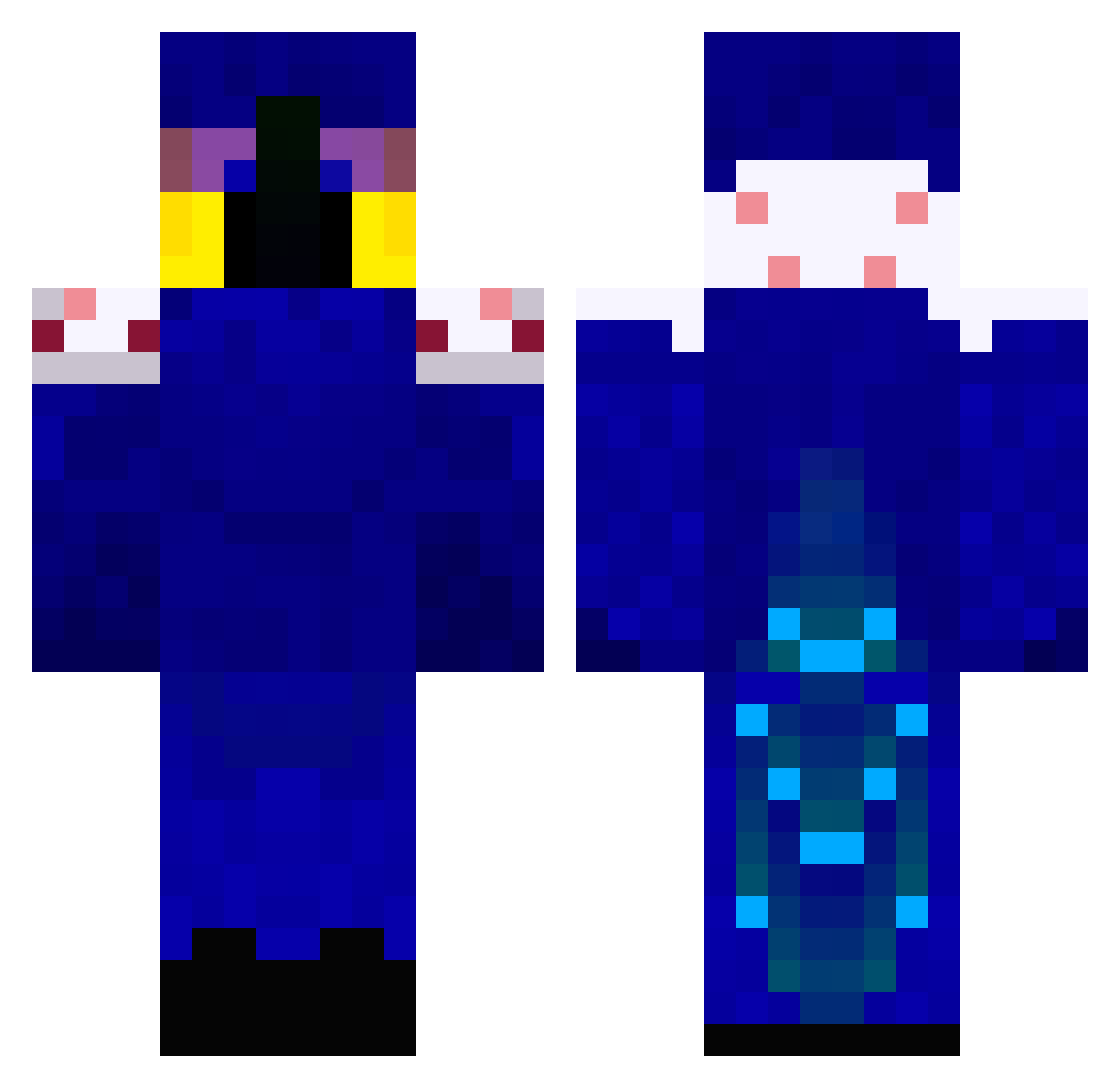 Cargo34859 Minecraft skin, front and back view