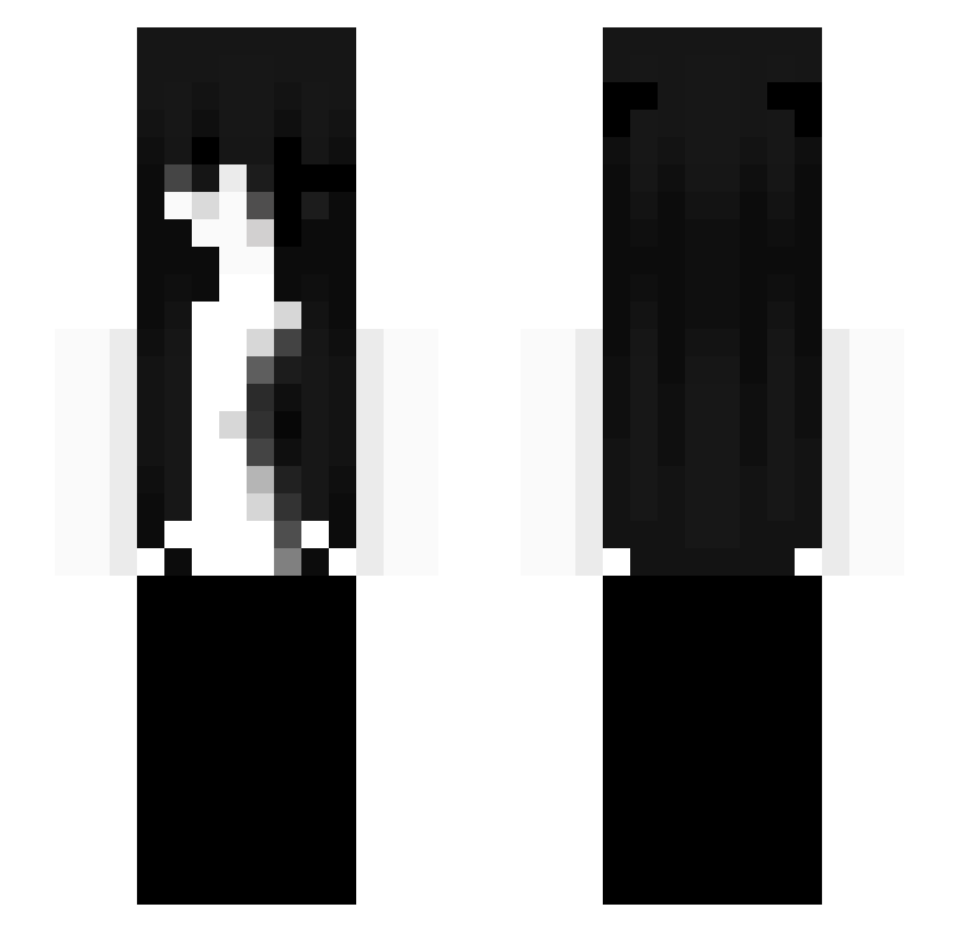 sloweb_ Minecraft skin, front and back view