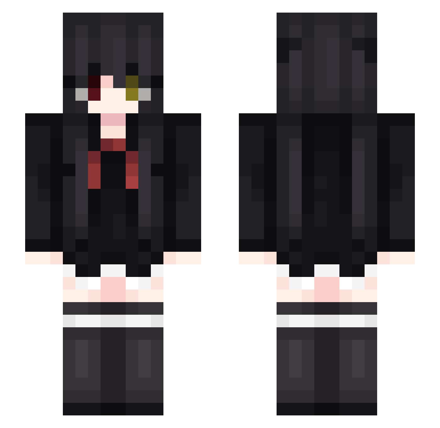 hengdaoqqq Minecraft skin, front and back view