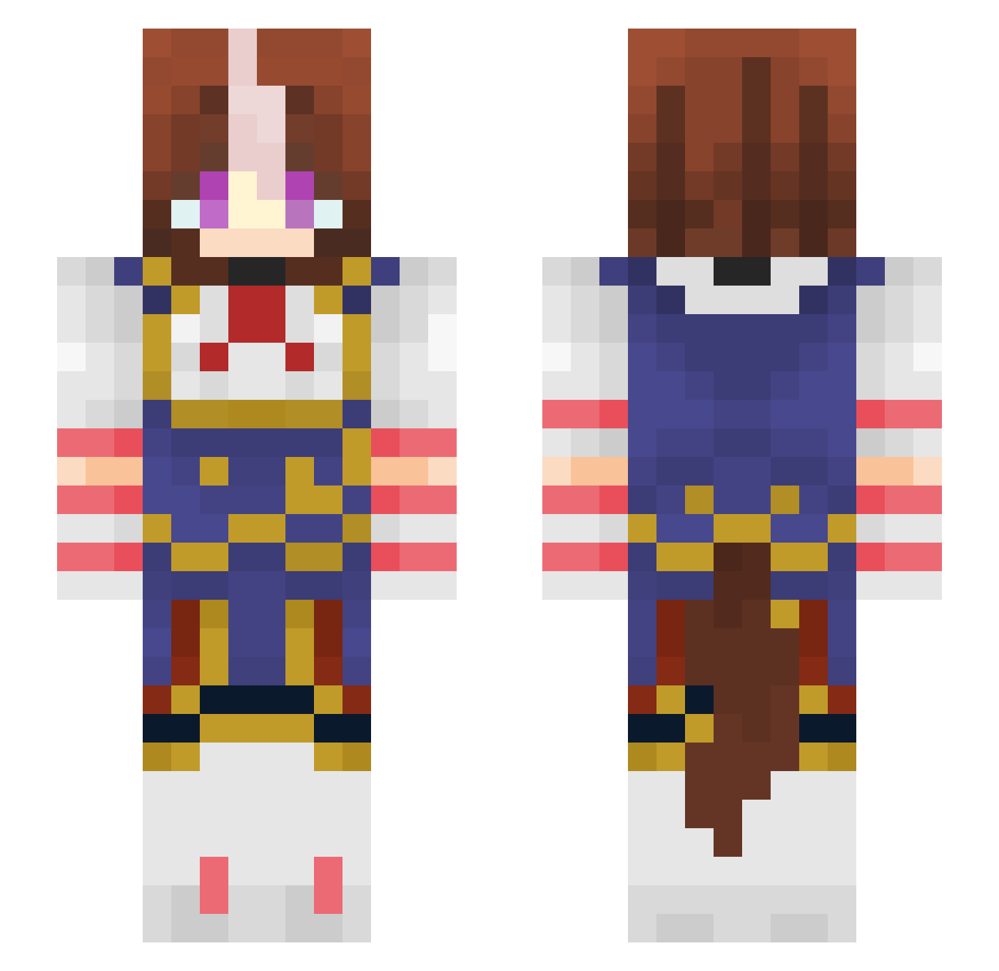 itz_rizez Minecraft skin, front and back view