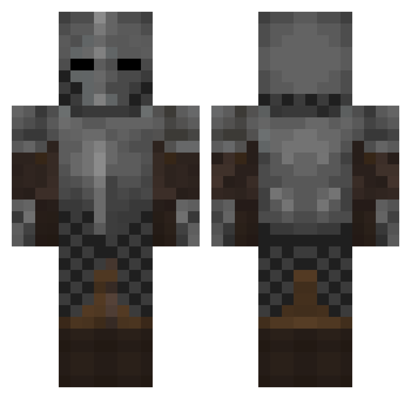 Seth__H Minecraft skin, front and back view