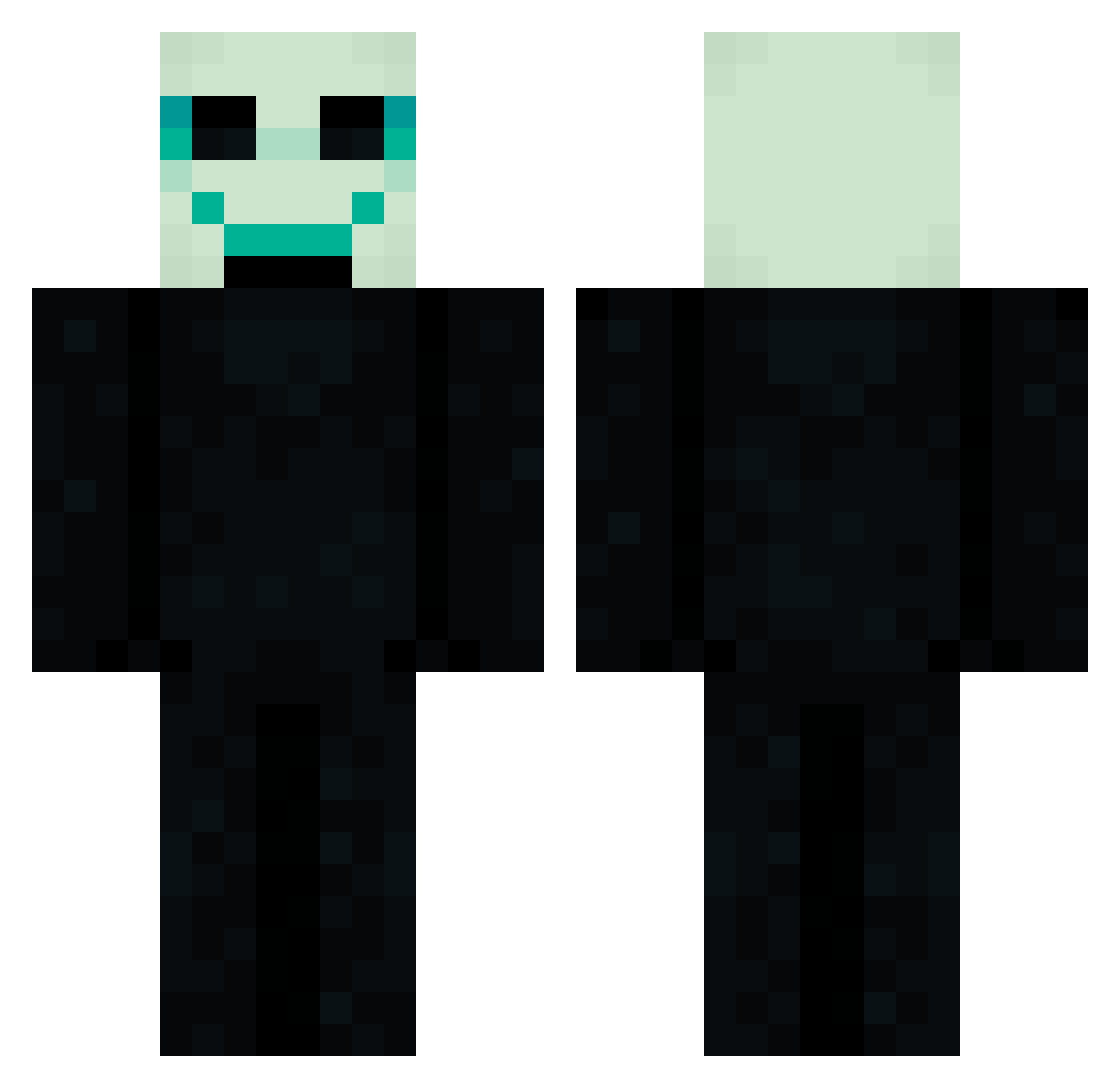 killerm0thz Minecraft skin, front and back view