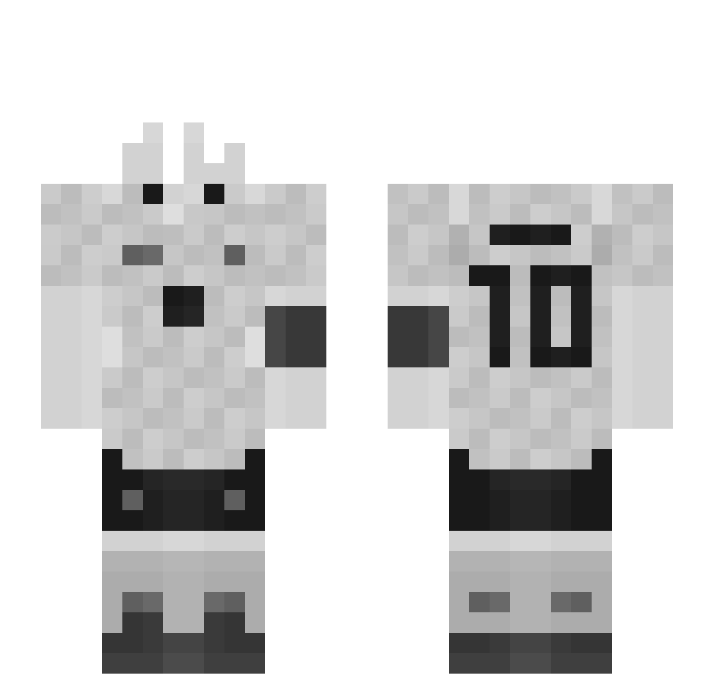 himalajczyk_ Minecraft skin, front and back view