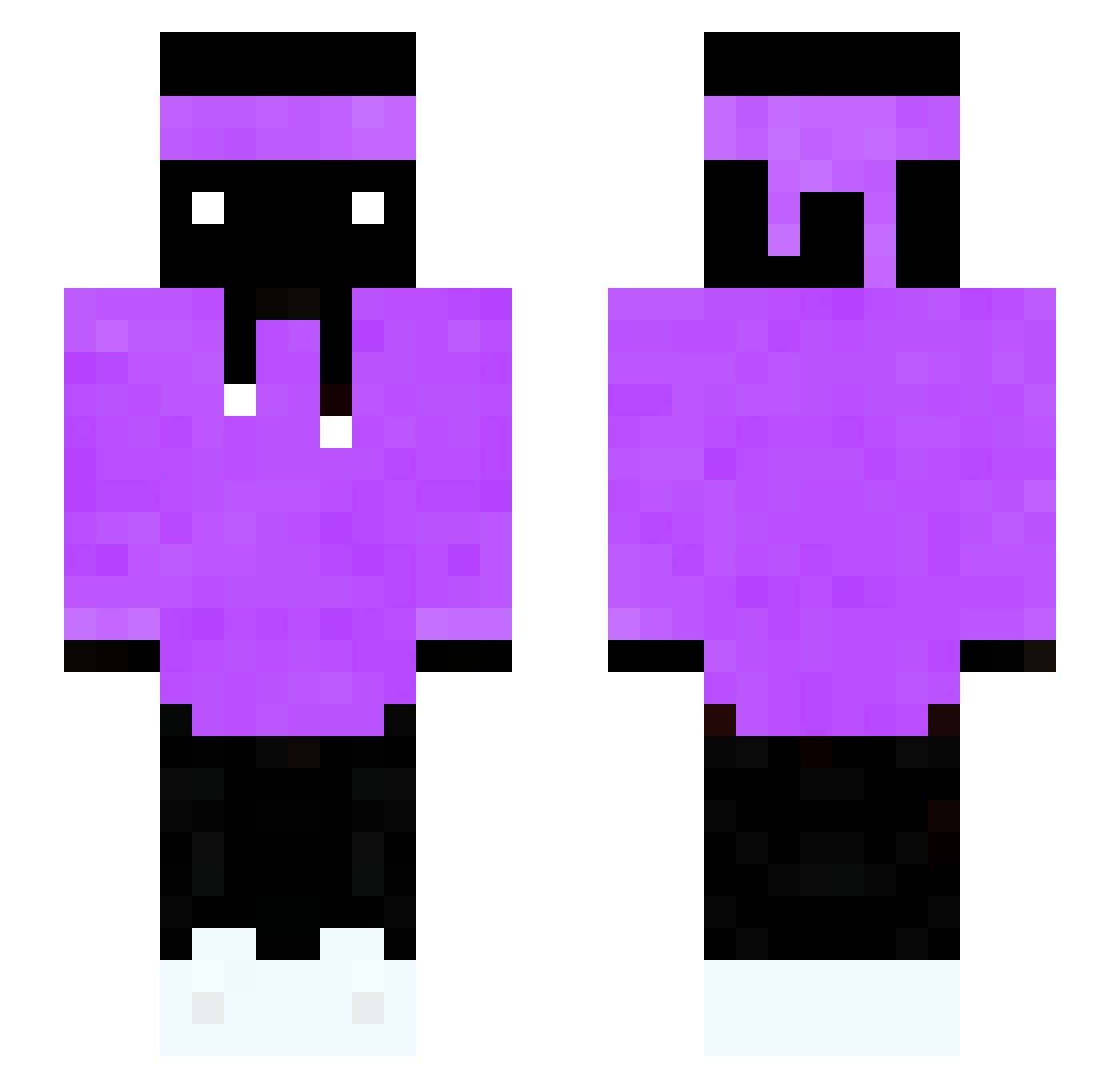 Xx_Antek_xX Minecraft skin, front and back view