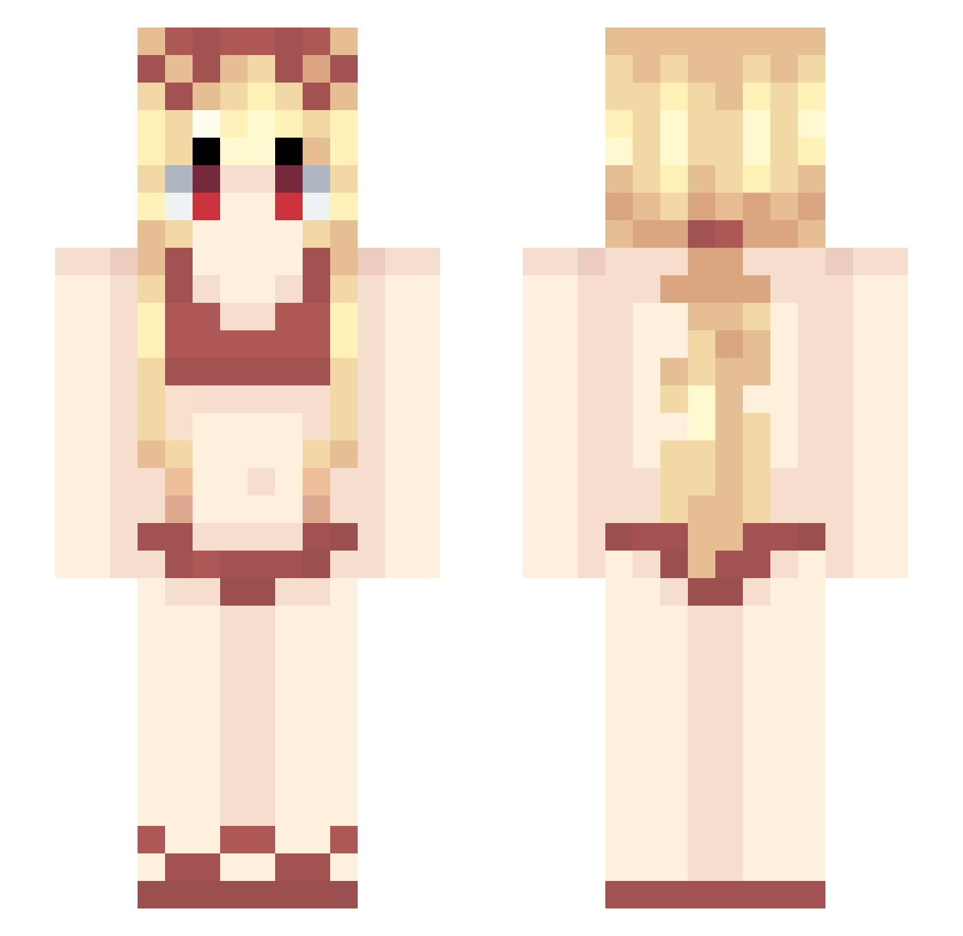 Snr_bebry4 Minecraft skin, front and back view