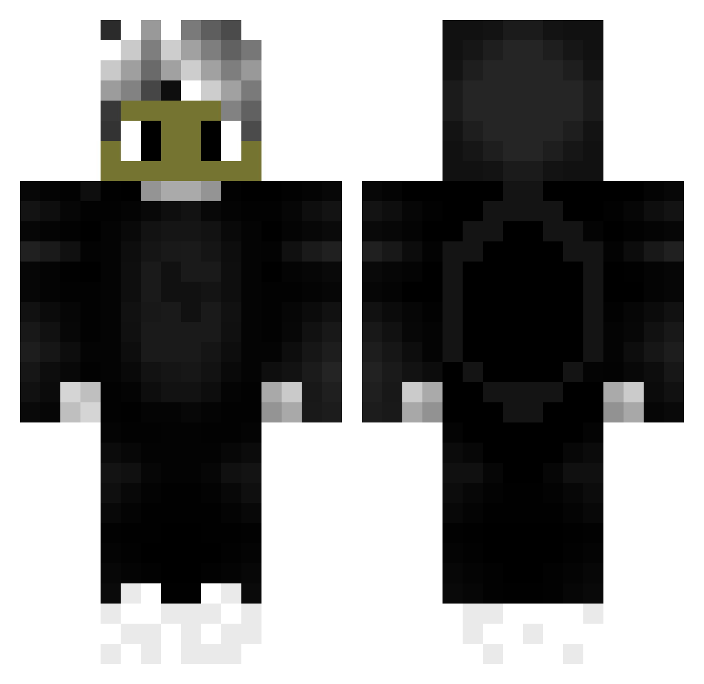 ix_han Minecraft skin, front and back view