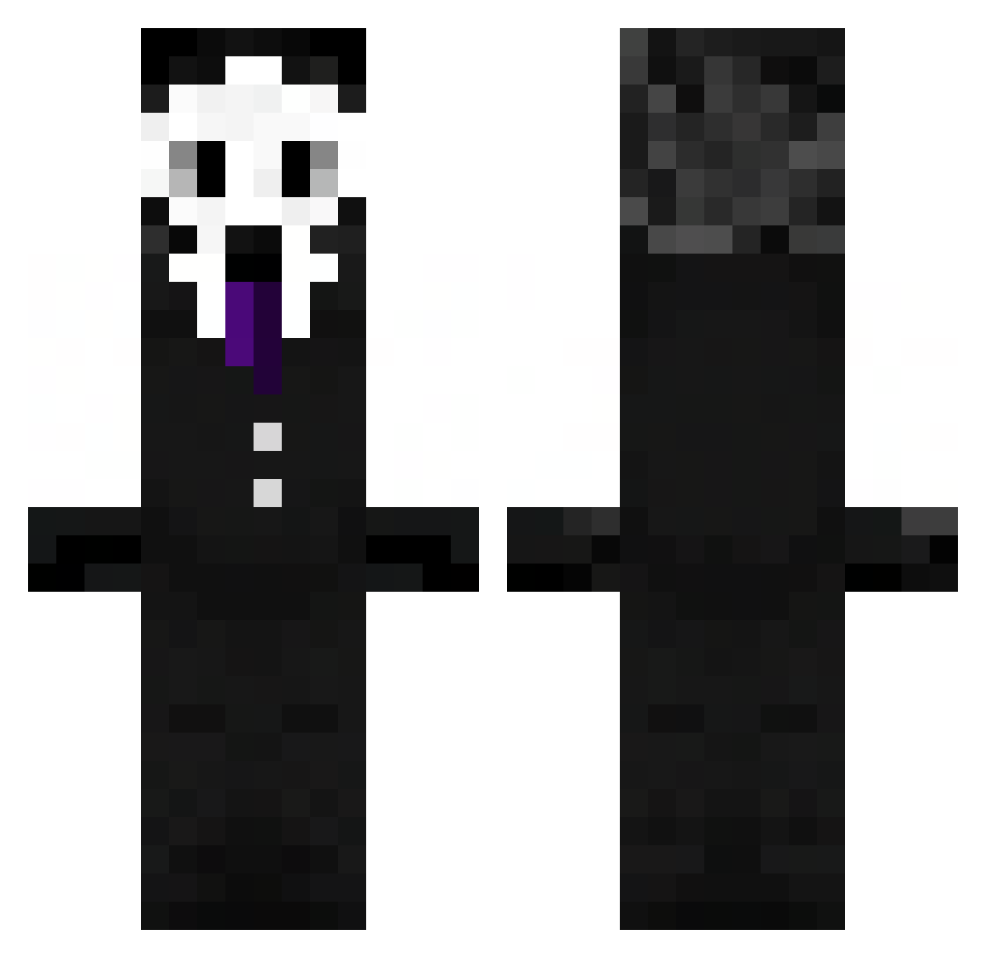 lexxaa2010 Minecraft skin, front and back view