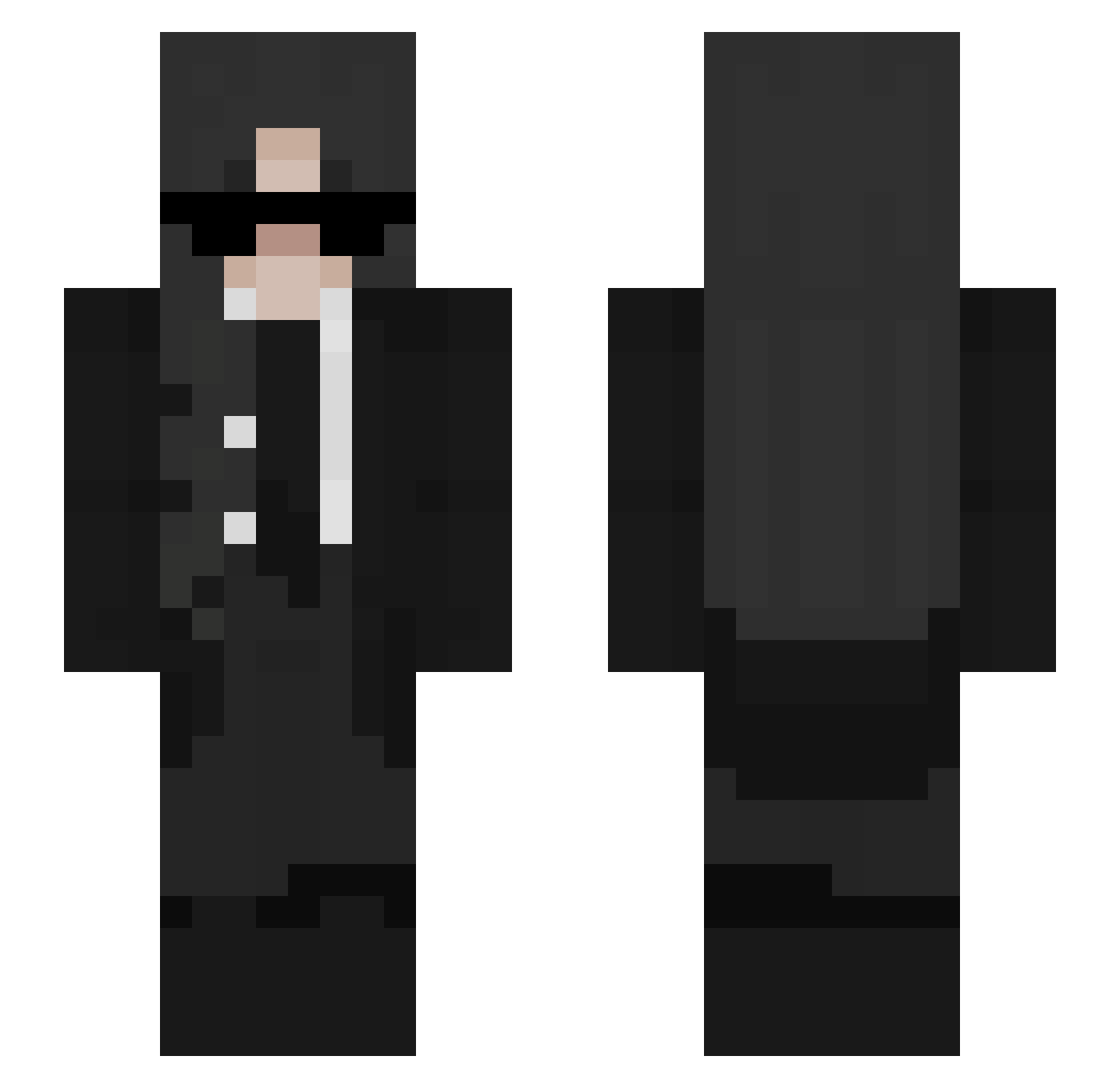 ShayGt23 Minecraft skin, front and back view