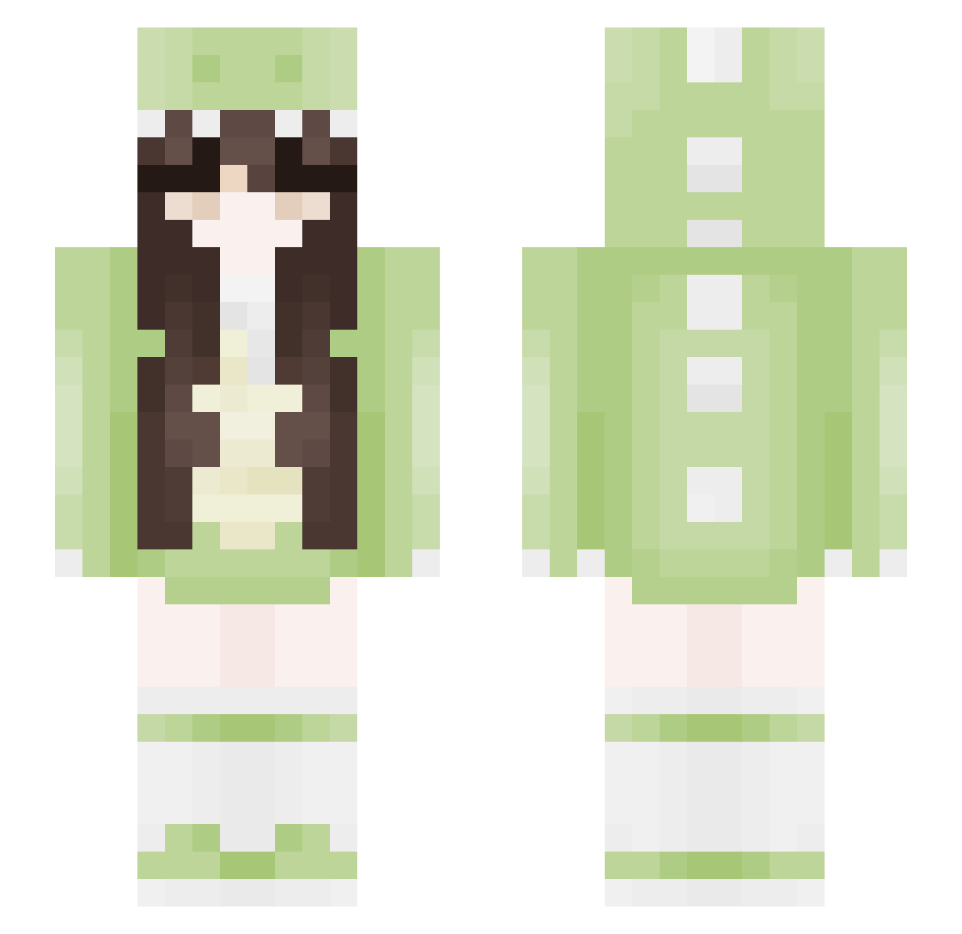 noncicredo32 Minecraft skin, front and back view
