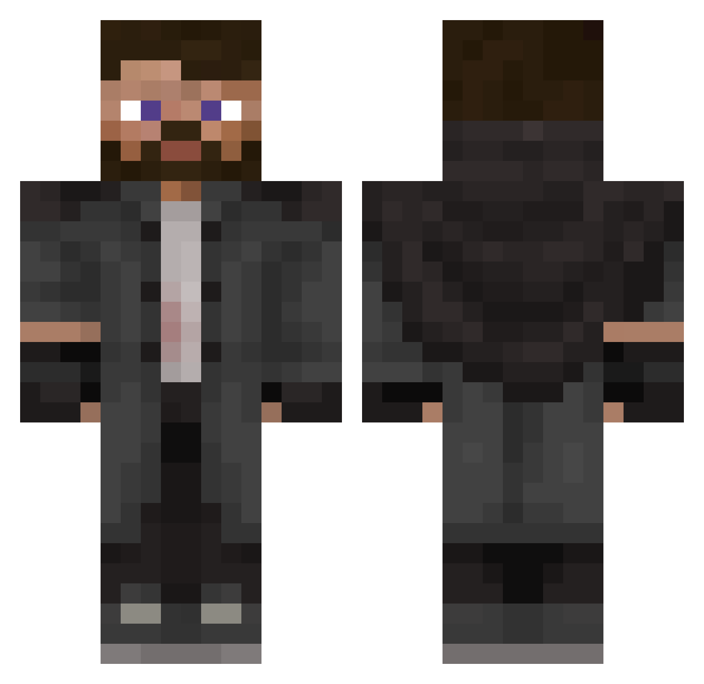 sogoodpro Minecraft skin, front and back view