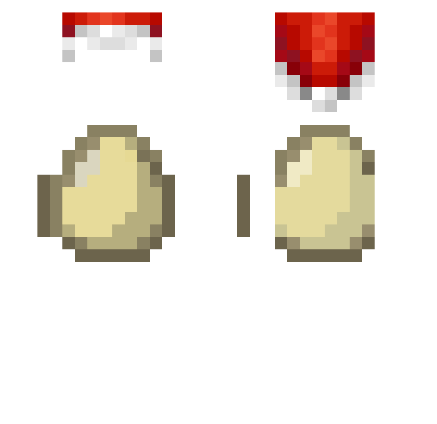 mametikuwa Minecraft skin, front and back view