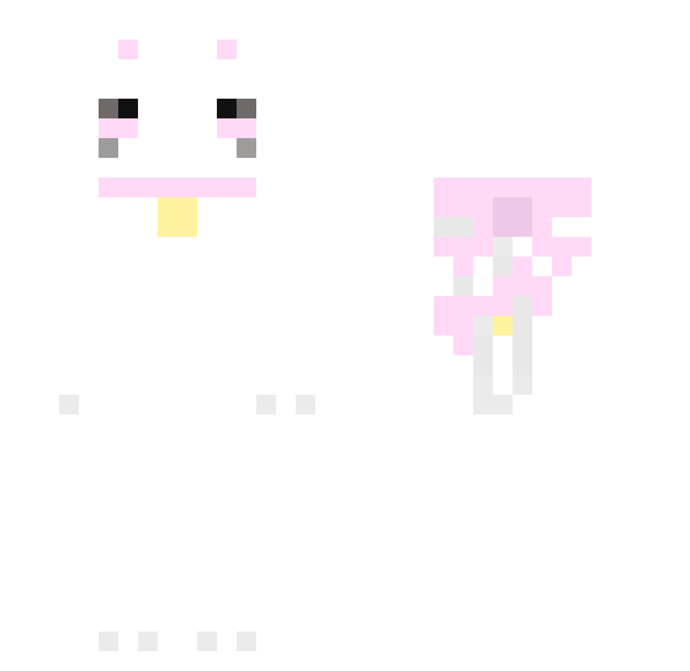 AlexIzAcatboyy Minecraft skin, front and back view