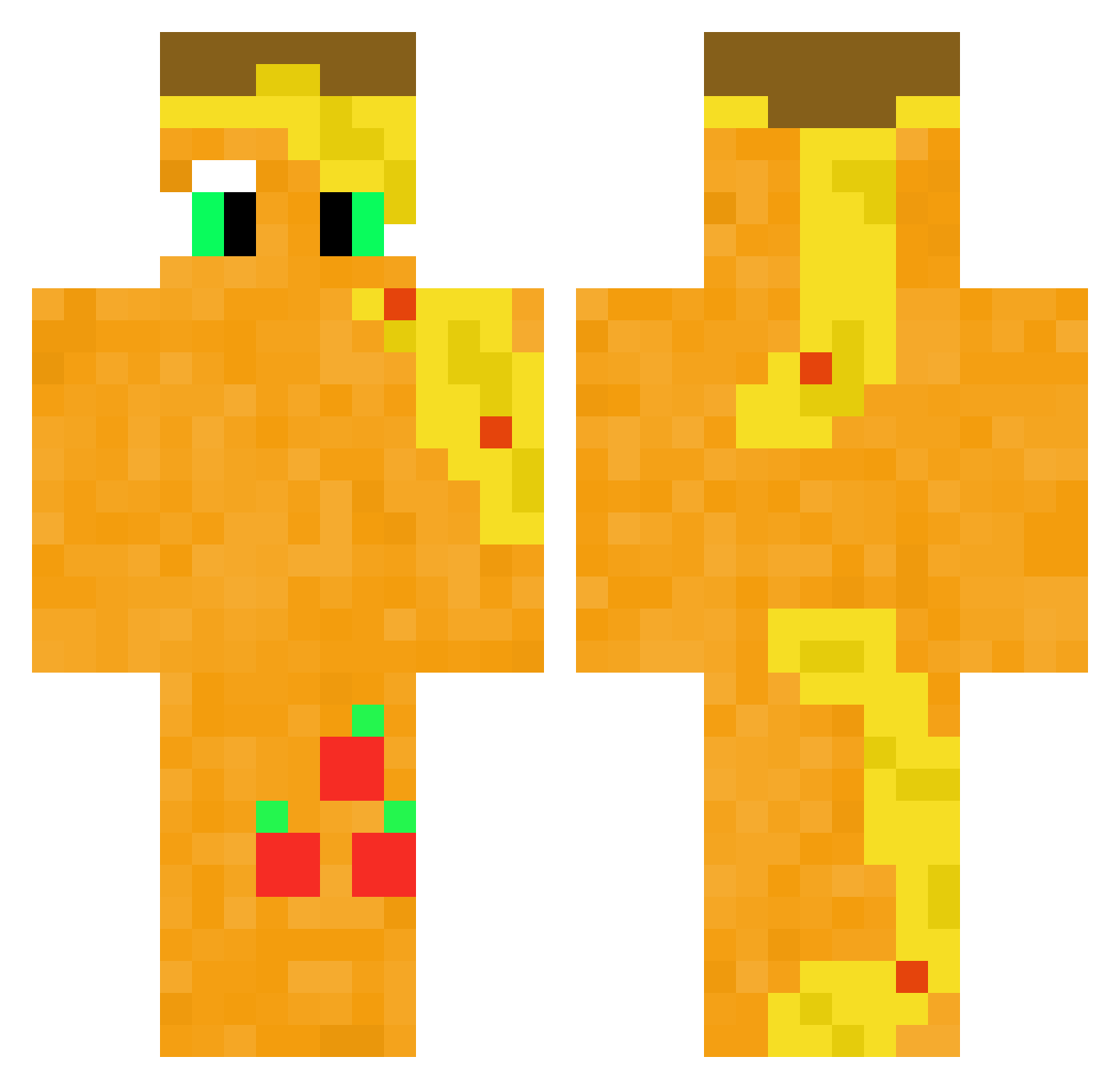 _reem Minecraft skin, front and back view