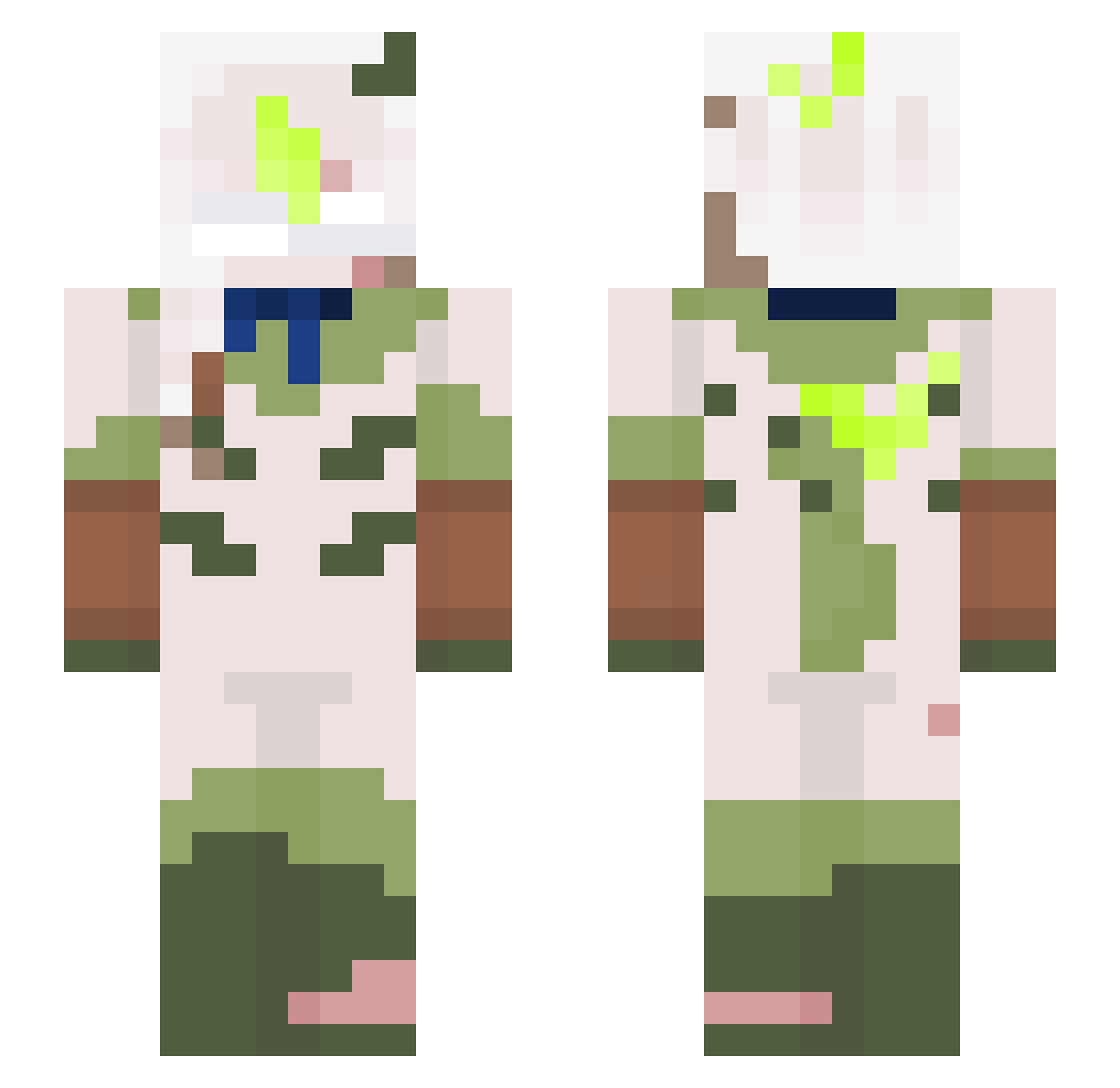SCAR_TECH Minecraft skin, front and back view
