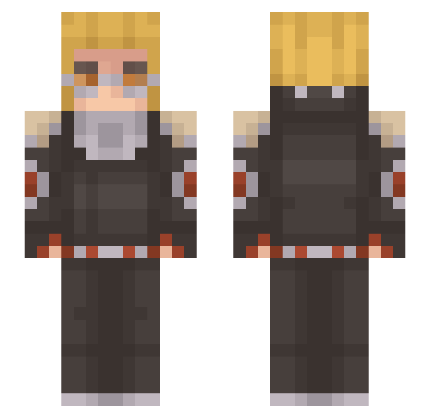 chxrryblossoming Minecraft skin, front and back view