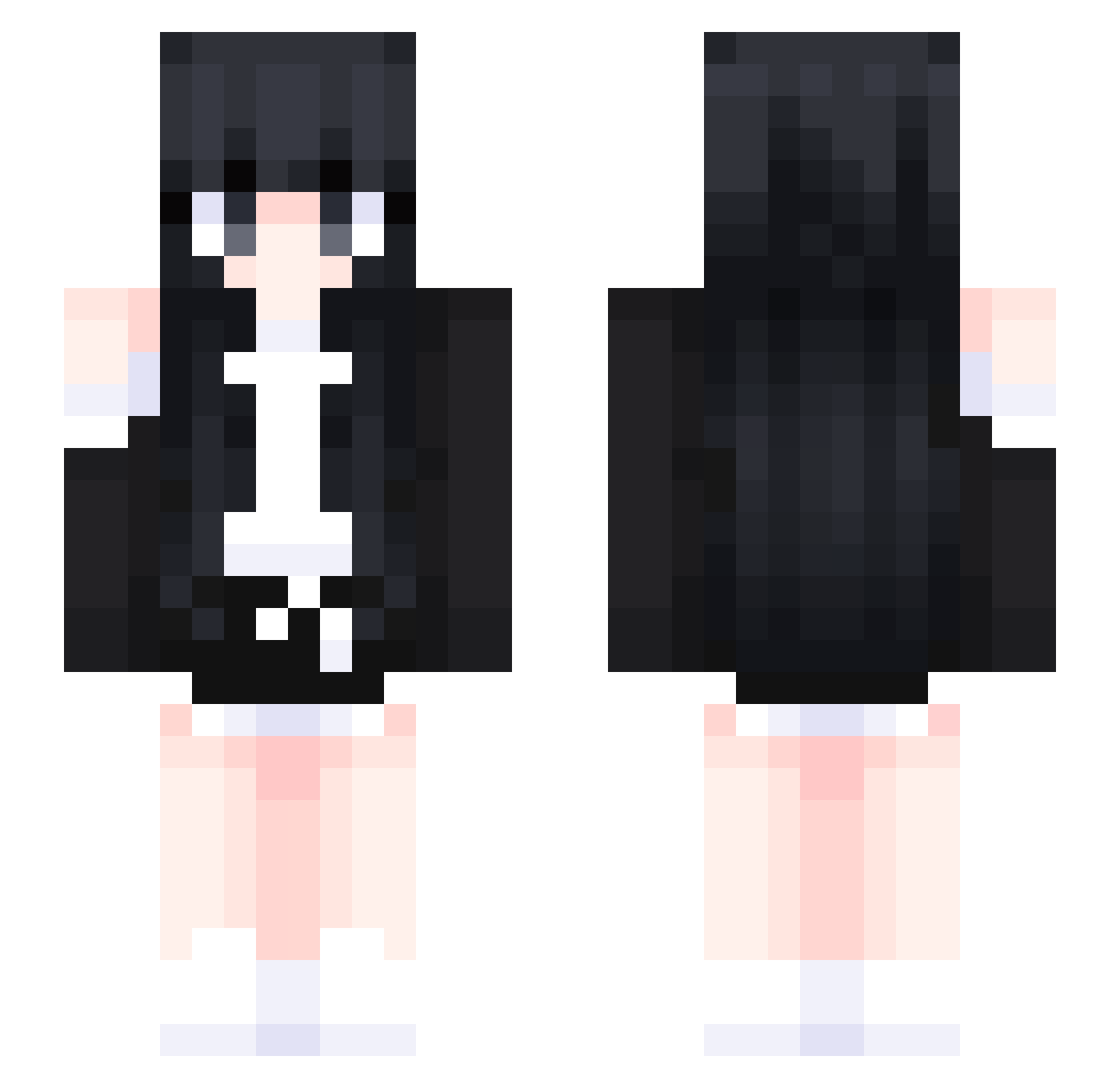 liliililillilili Minecraft skin, front and back view