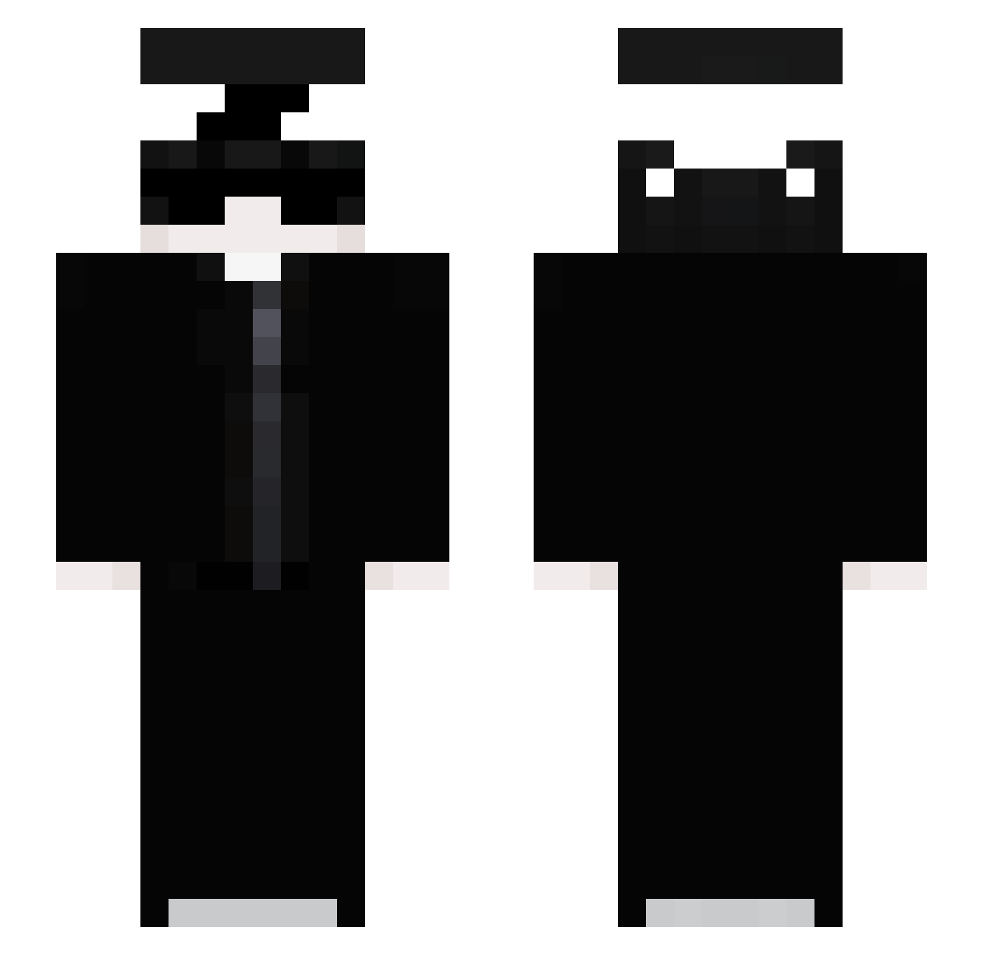 ian64115 Minecraft skin, front and back view