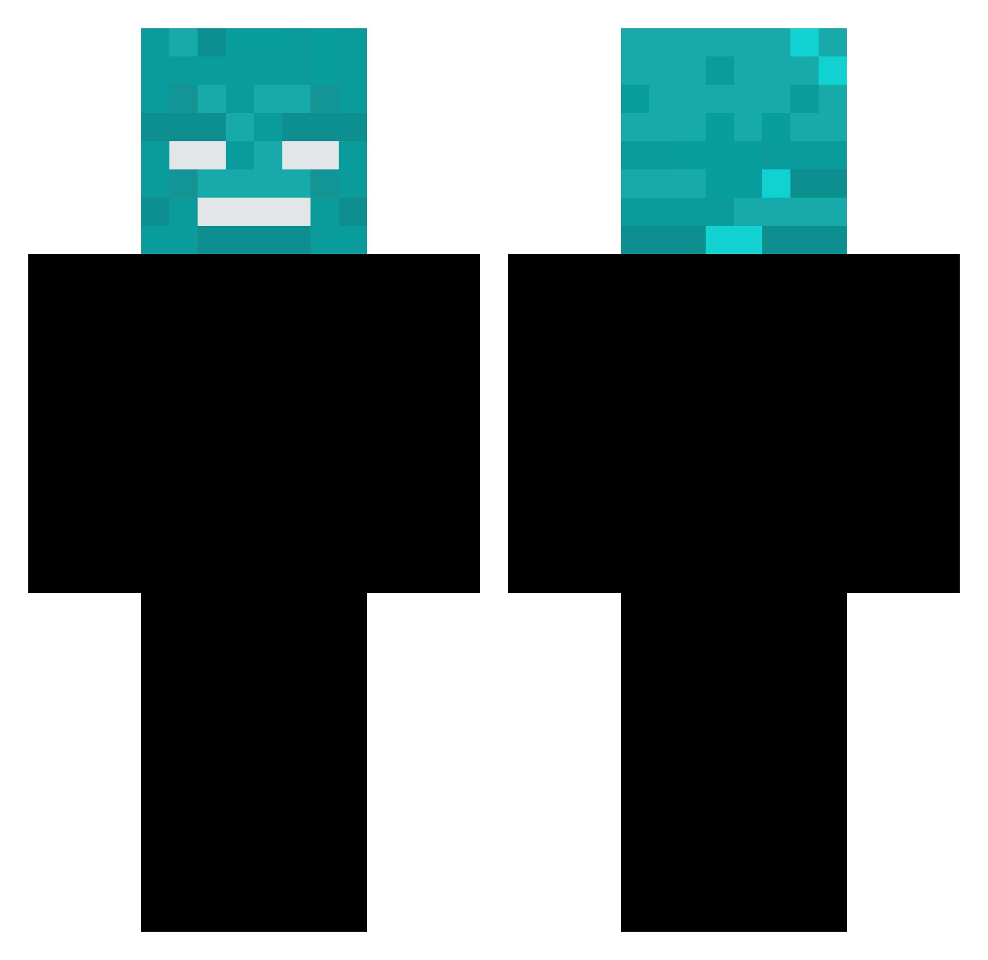 Lovely_Toothles Minecraft skin, front and back view