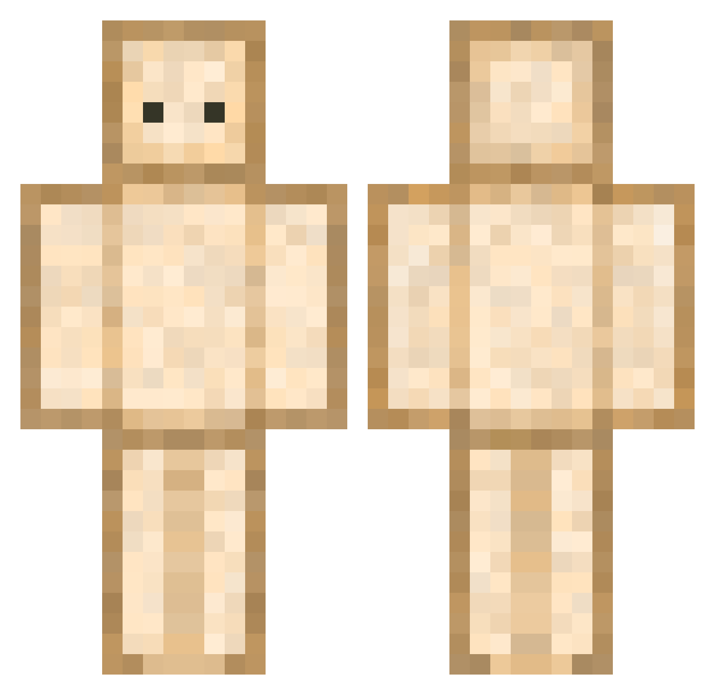 zExeller__ Minecraft skin, front and back view