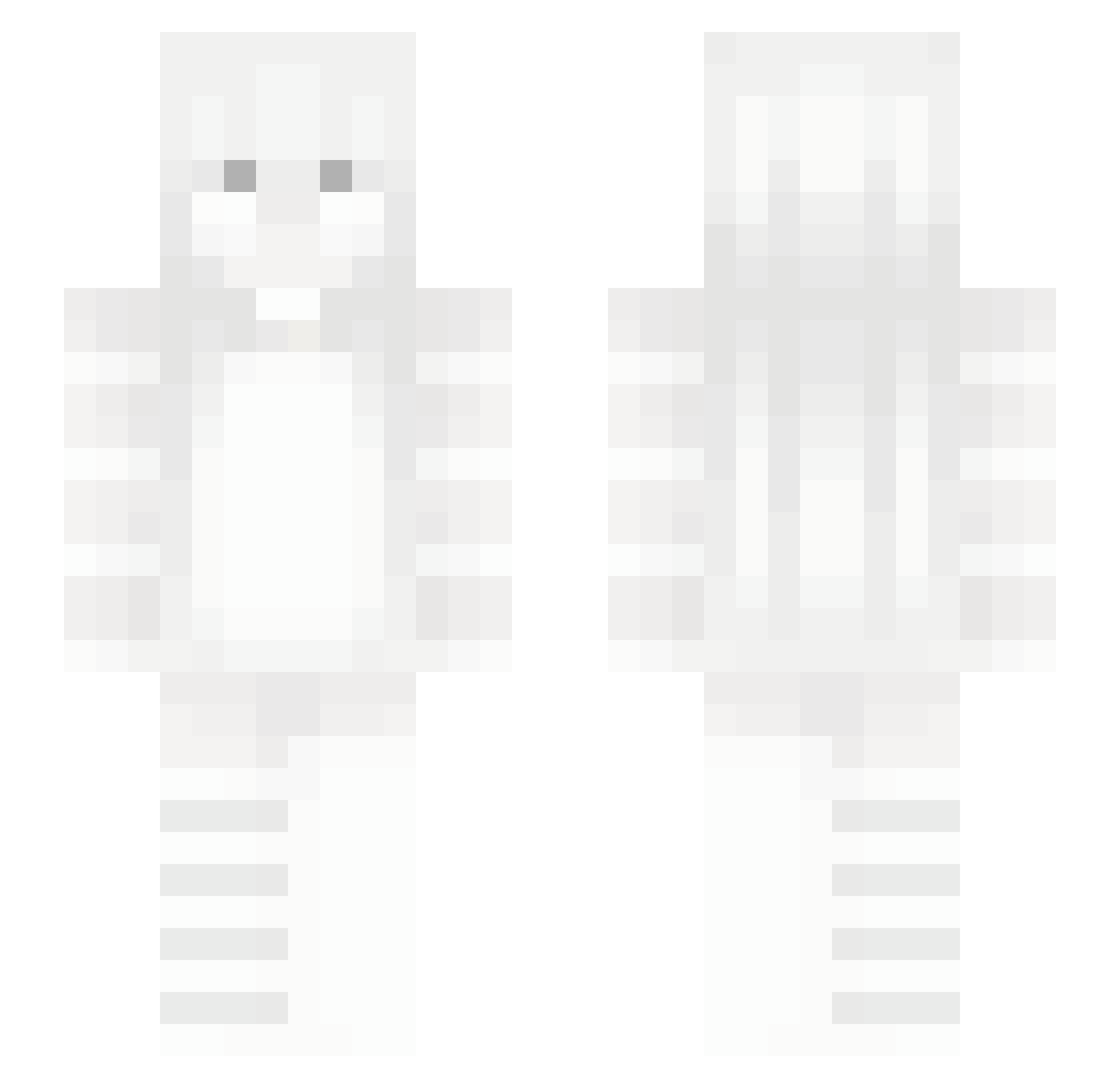 debit1 Minecraft skin, front and back view