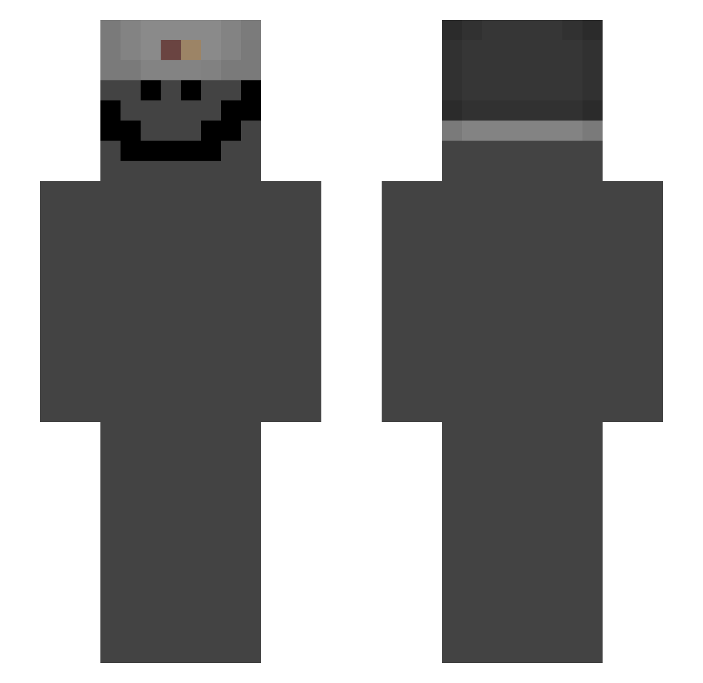 lleokane Minecraft skin, front and back view