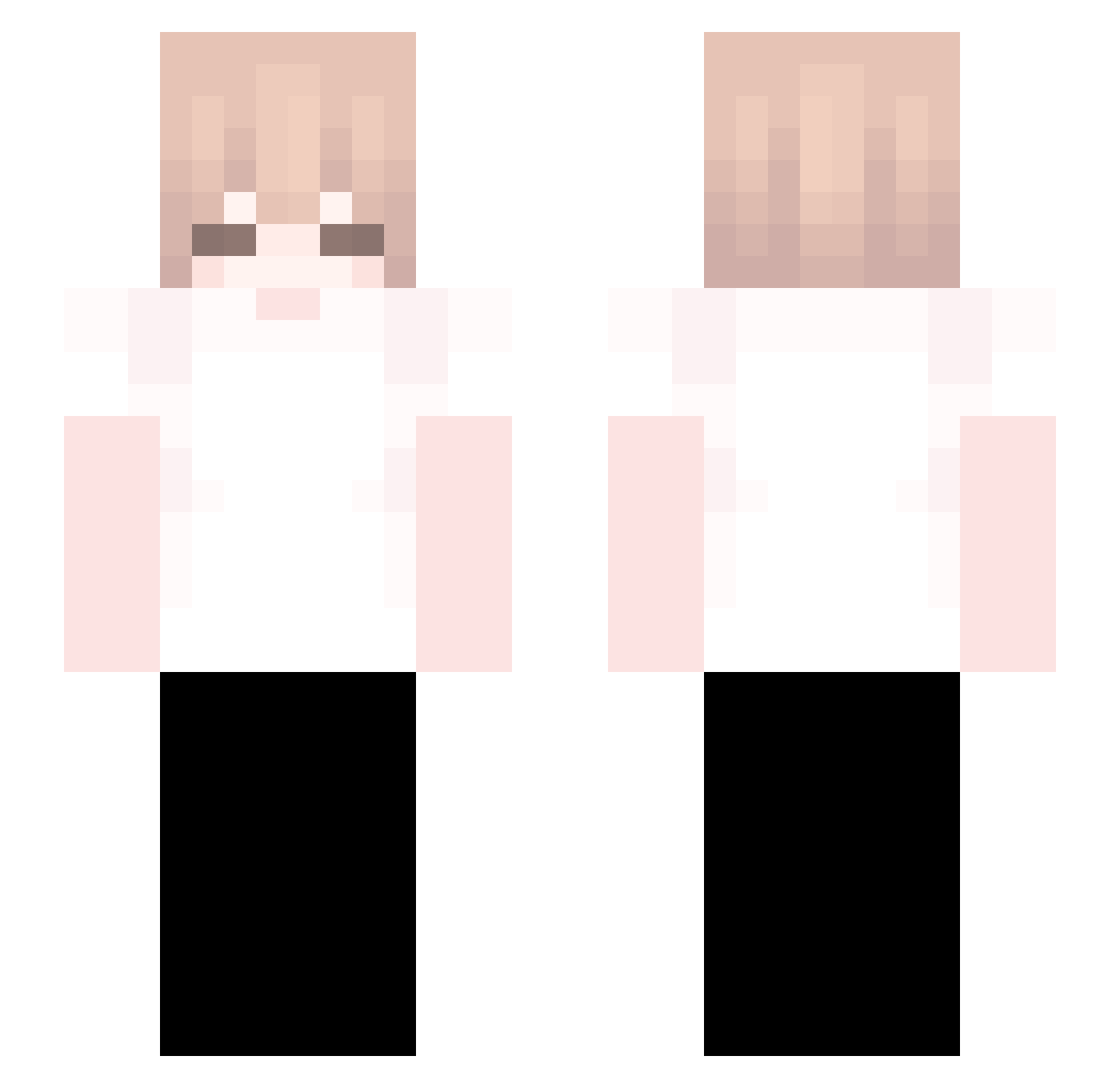 eMseekK Minecraft skin, front and back view